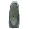 Polished natural striated green jasper block - 0