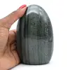 Free form in striated green jasper stone - 1