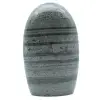 Polished natural striated green jasper - 3