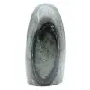 Green jasper striated polished shape - 4