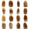 Natural honey calcite stone - 0