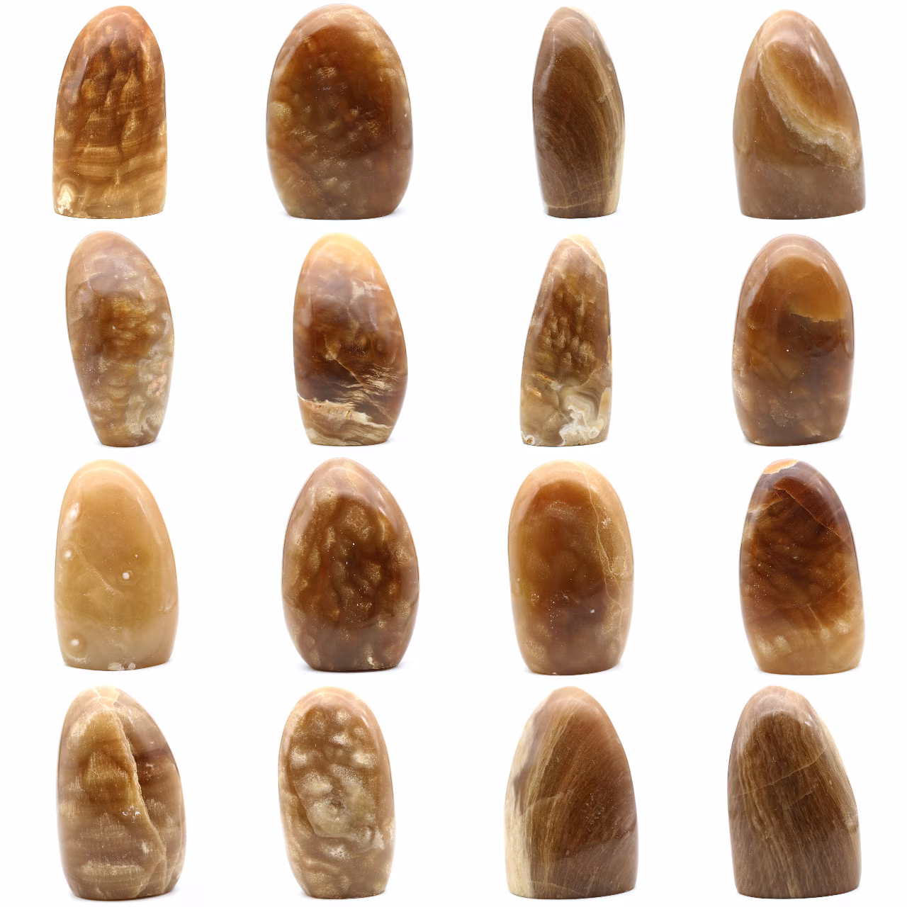 Natural honey calcite stone