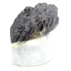 Tourmaline crystallization on a quartz base - 4