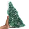 Green fluorite from Madagascar of nearly 4 kilo - 0