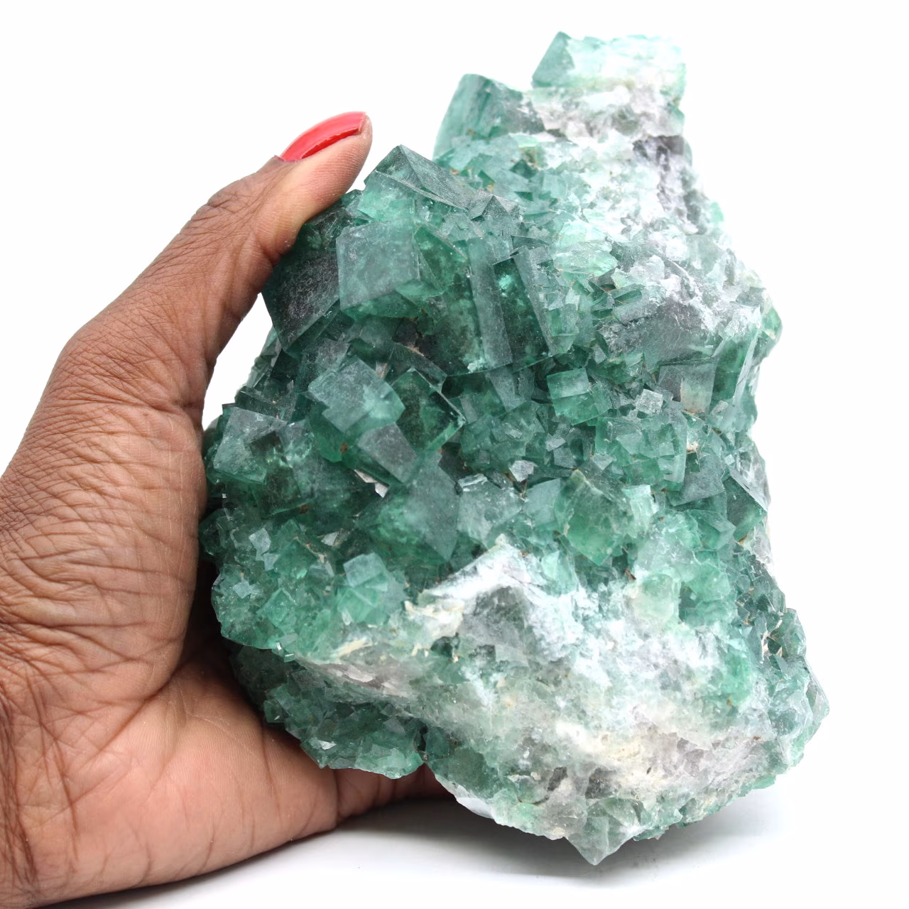 Cubic fluorite crystallization from Madagascar