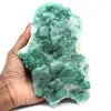 Crystallization of green fluorite from Madagascar - 0