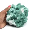 Natural cubic crystals of fluorite on matrix - 0