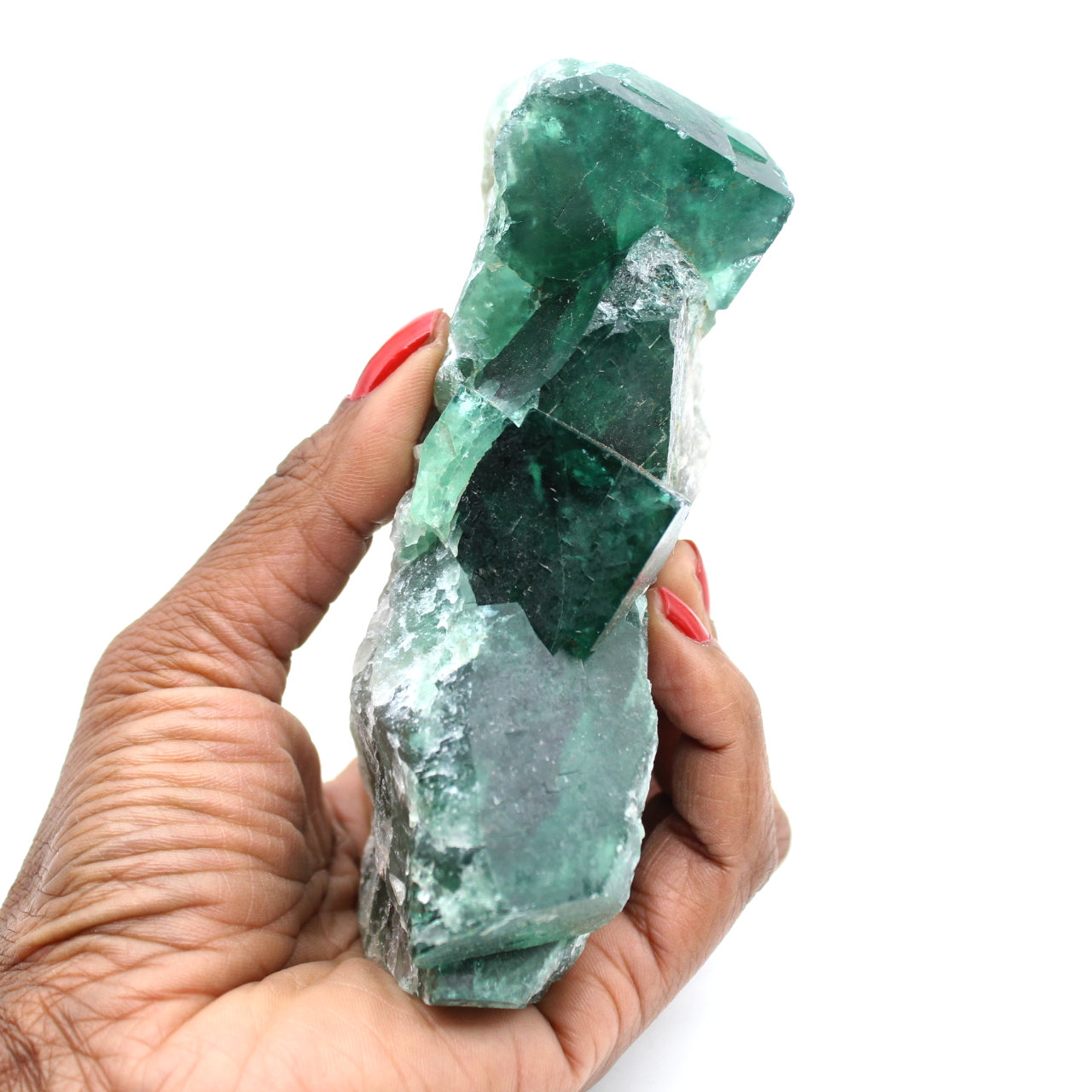 Cubic fluorite crystallization from Madagascar