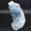 Celestite on crystallized matrix - 0