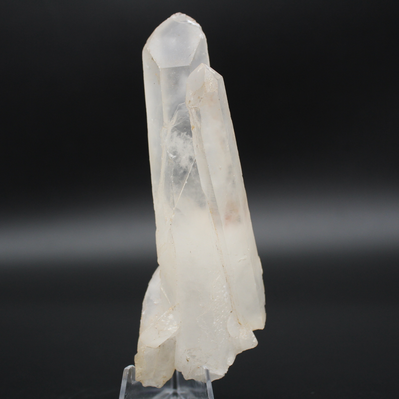 Natural quartz prism from Madagascar