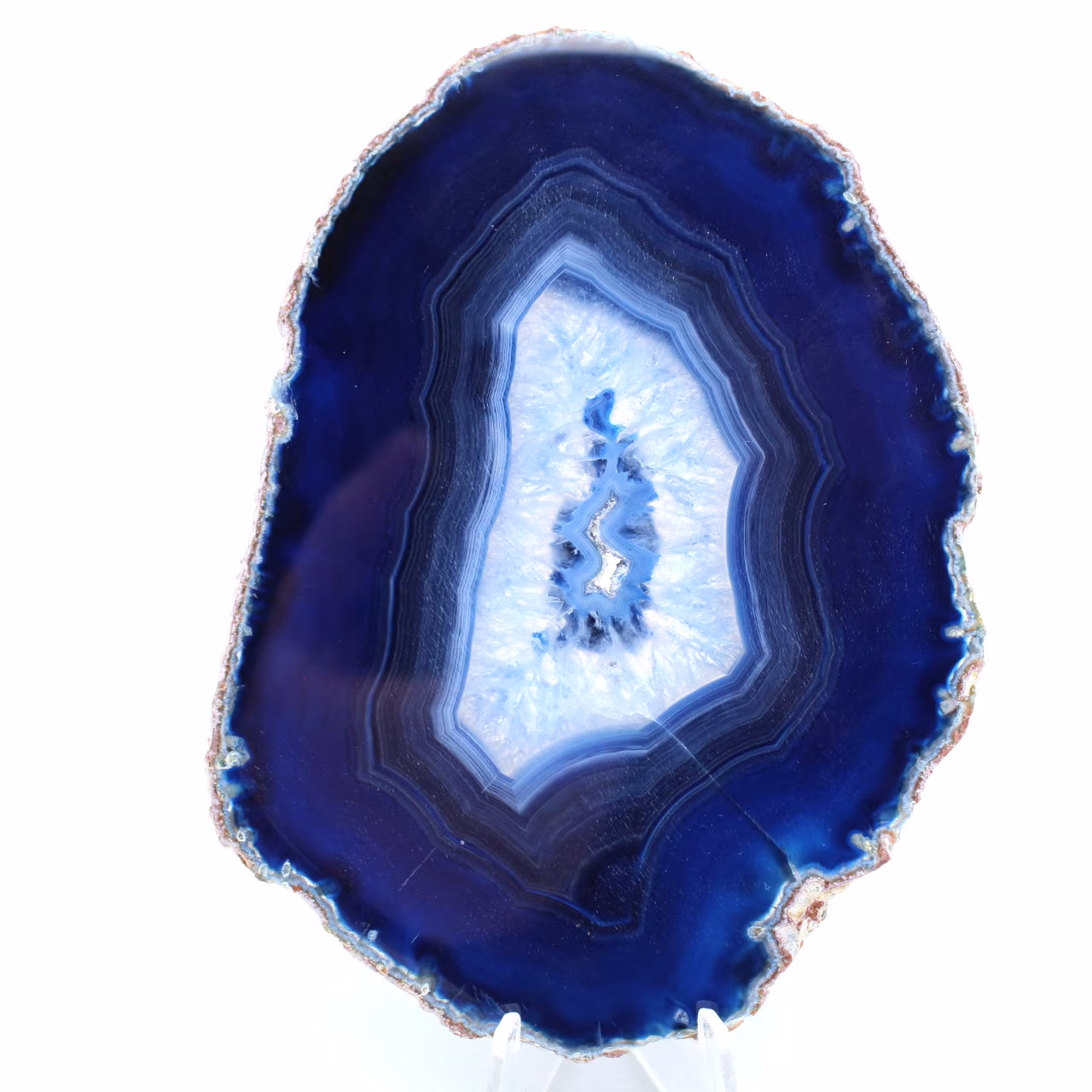 Natural rock agate from Brazil