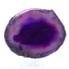 Violet agate stone from Brazil - 0
