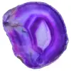 Slice of purple agate - 0
