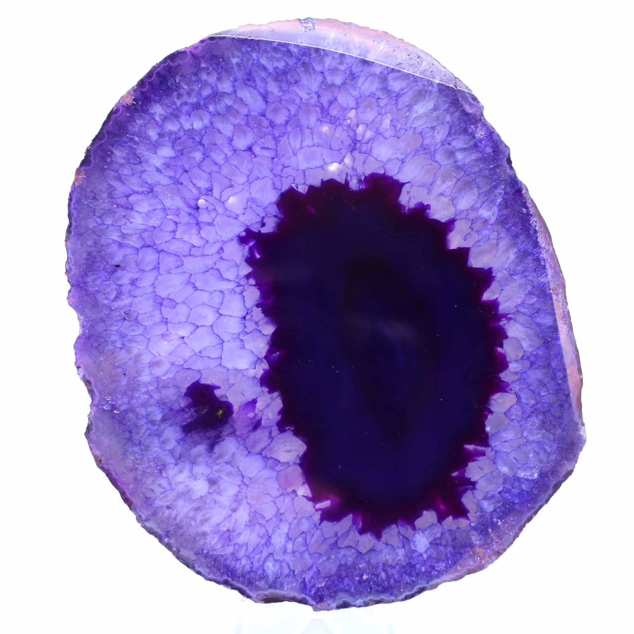 Mineral purple agate decoration