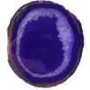 purple agate stone - 0