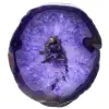 purple agate stone - 0