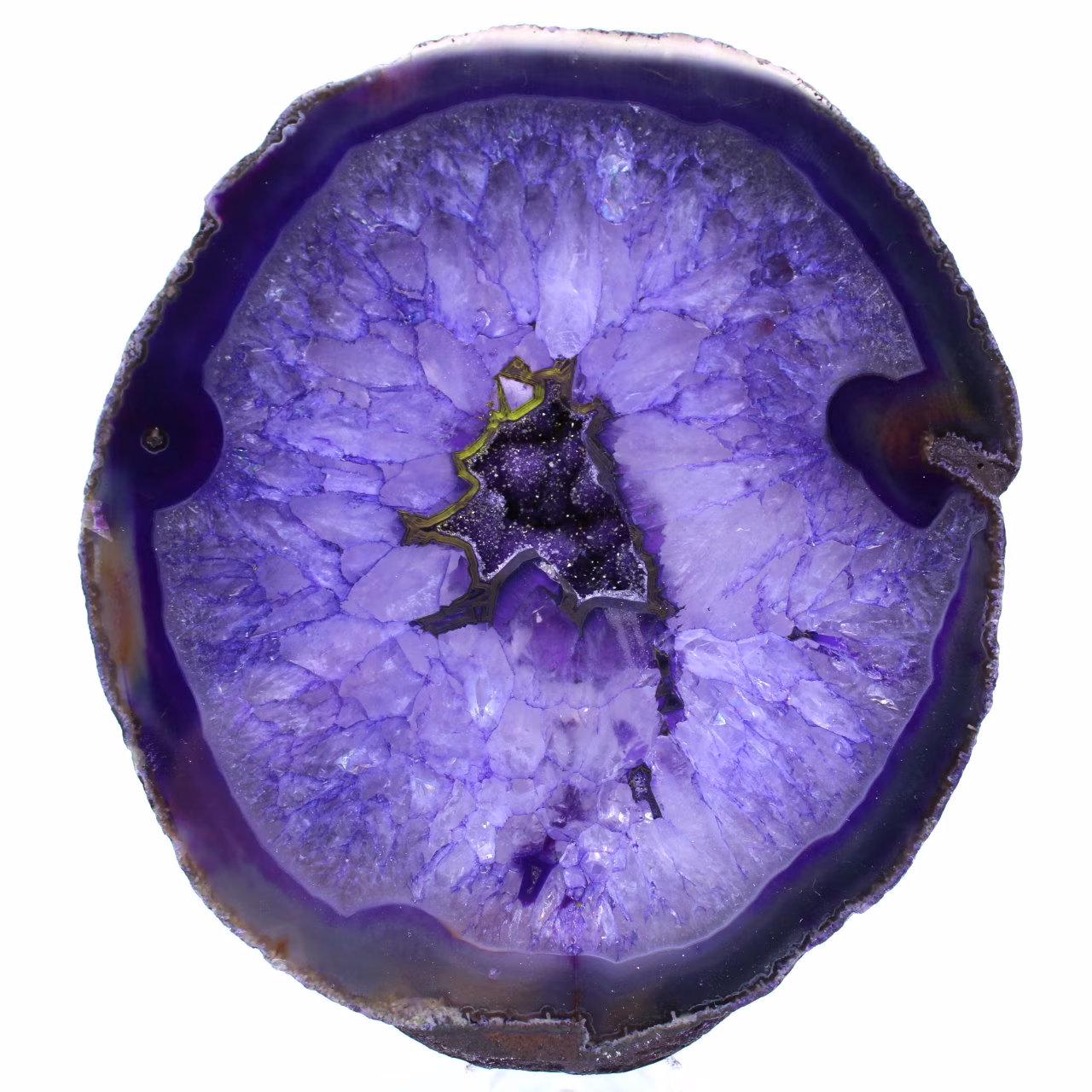purple agate stone