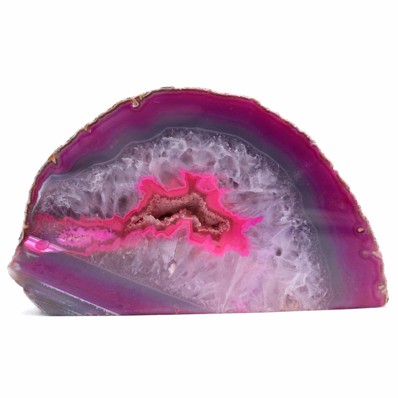 pink agate stone from brazil