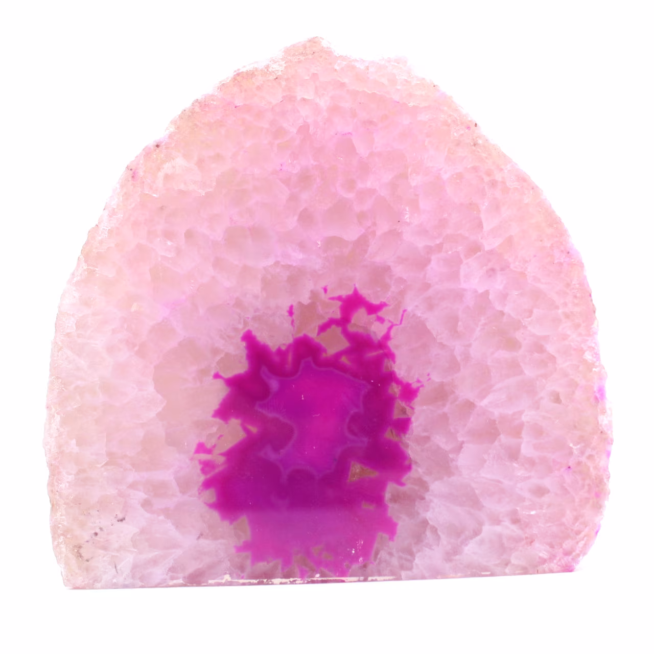 Natural decorative pink agate