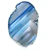 blue agate stone - 0