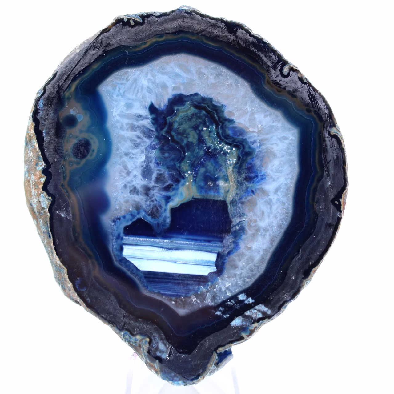 Brazilian blue agate