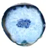 Brazil blue agate slice - 0