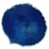 Slice of mineral blue agate - 0