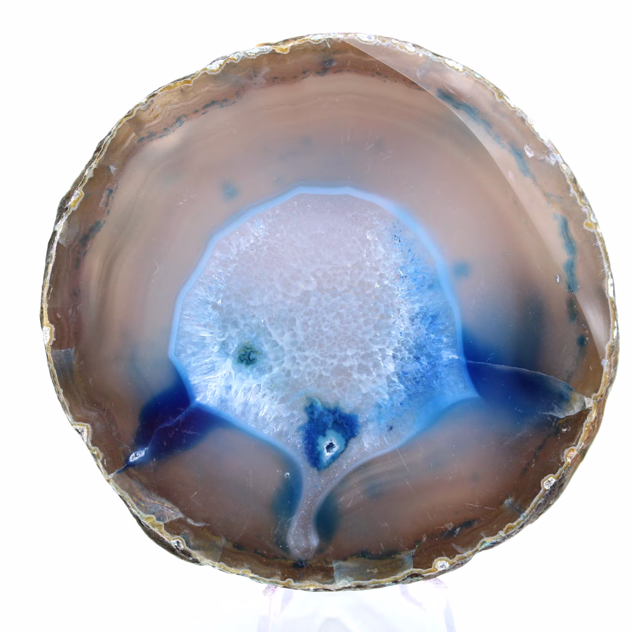 Decorative Blue Agate Slice