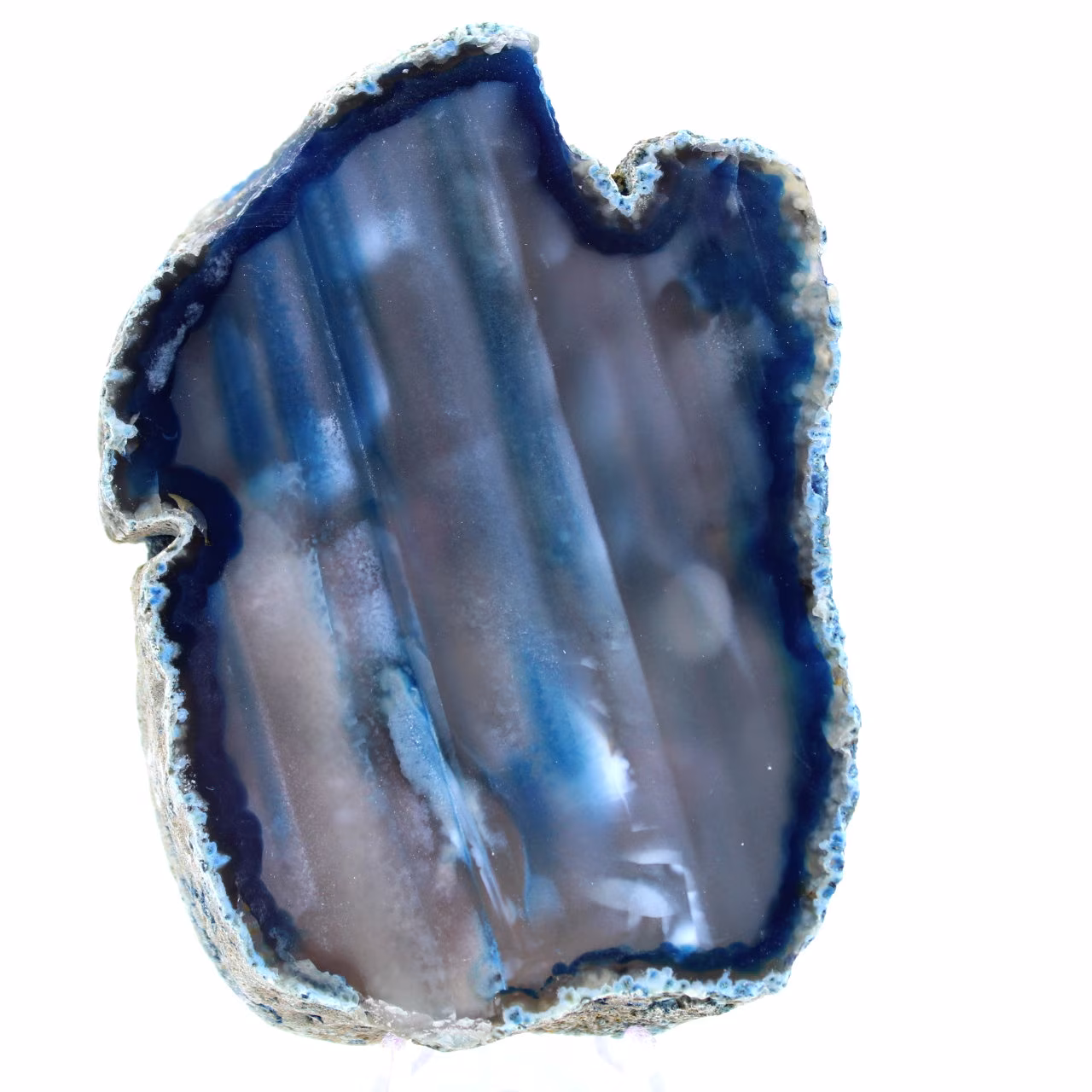 blue agate stone from brazil