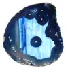Blue agate slice - 0