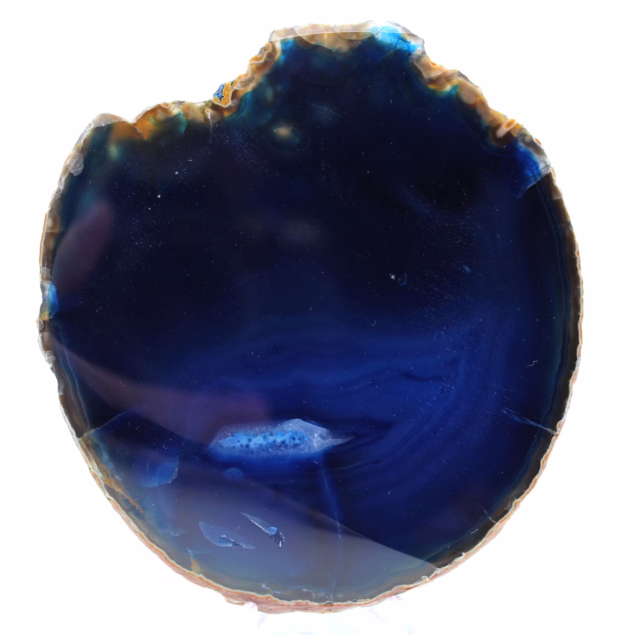 Decorative Blue Agate Slice