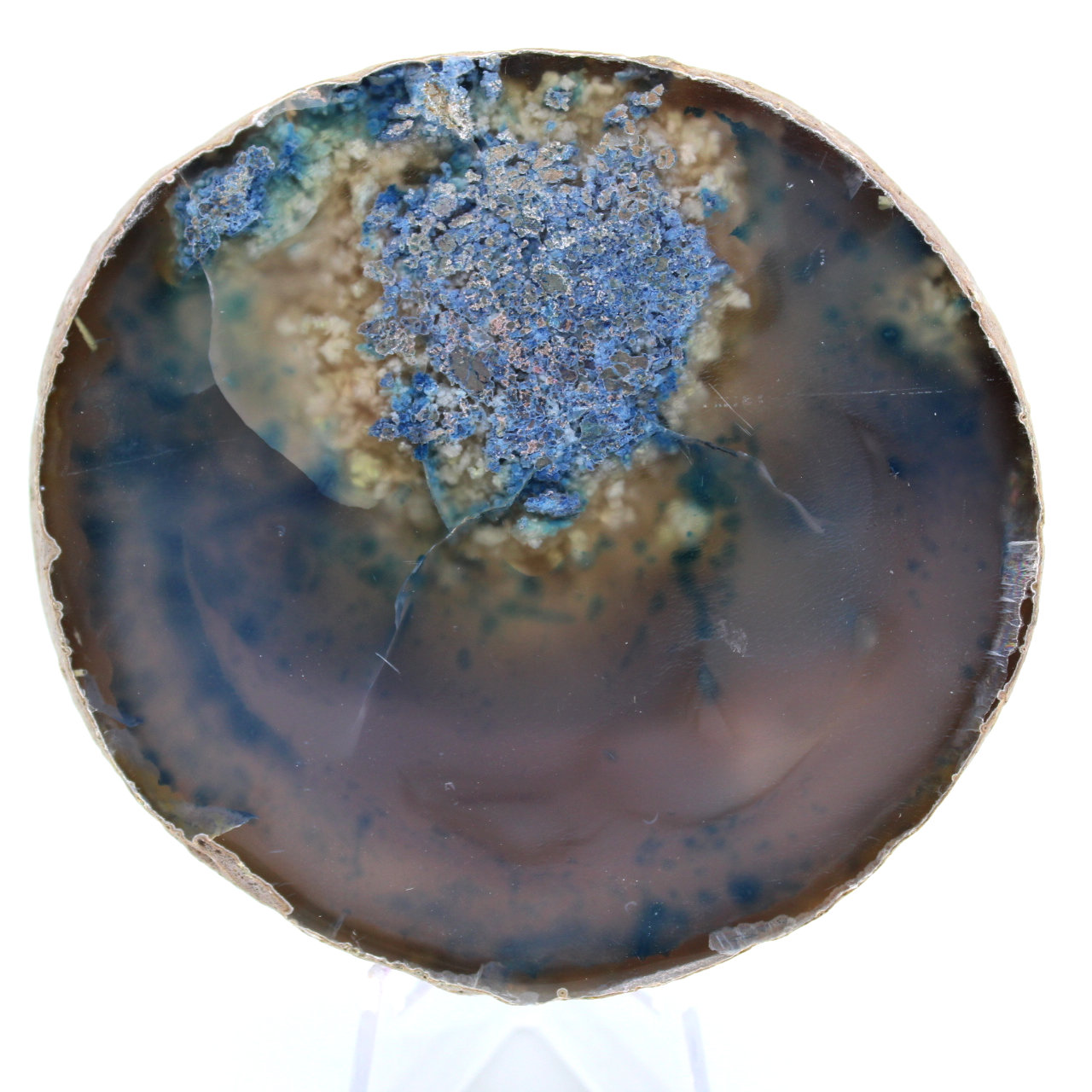 Blue agate decoration