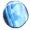 blue agate stone - 0