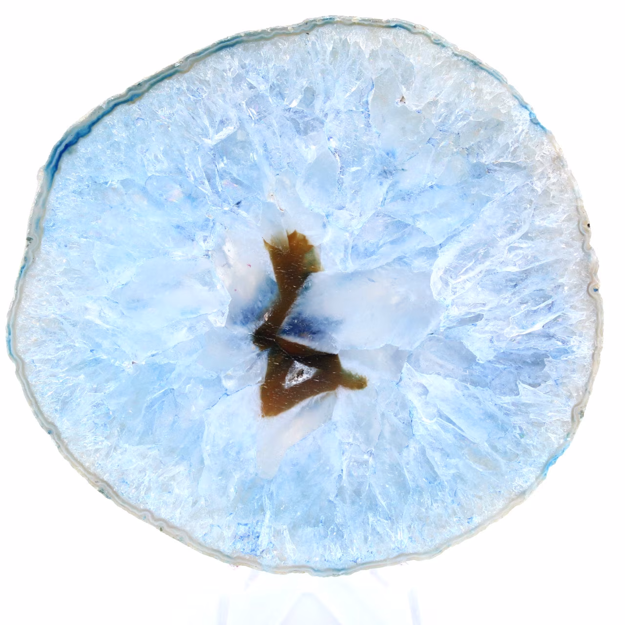 blue agate stone from brazil