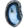 Slice of mineral blue agate - 0
