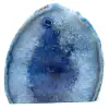 Blue agate decorative stone - 0