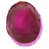 pink agate stone from brazil - 0
