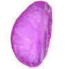 Slice of ornamental pink agate - 0