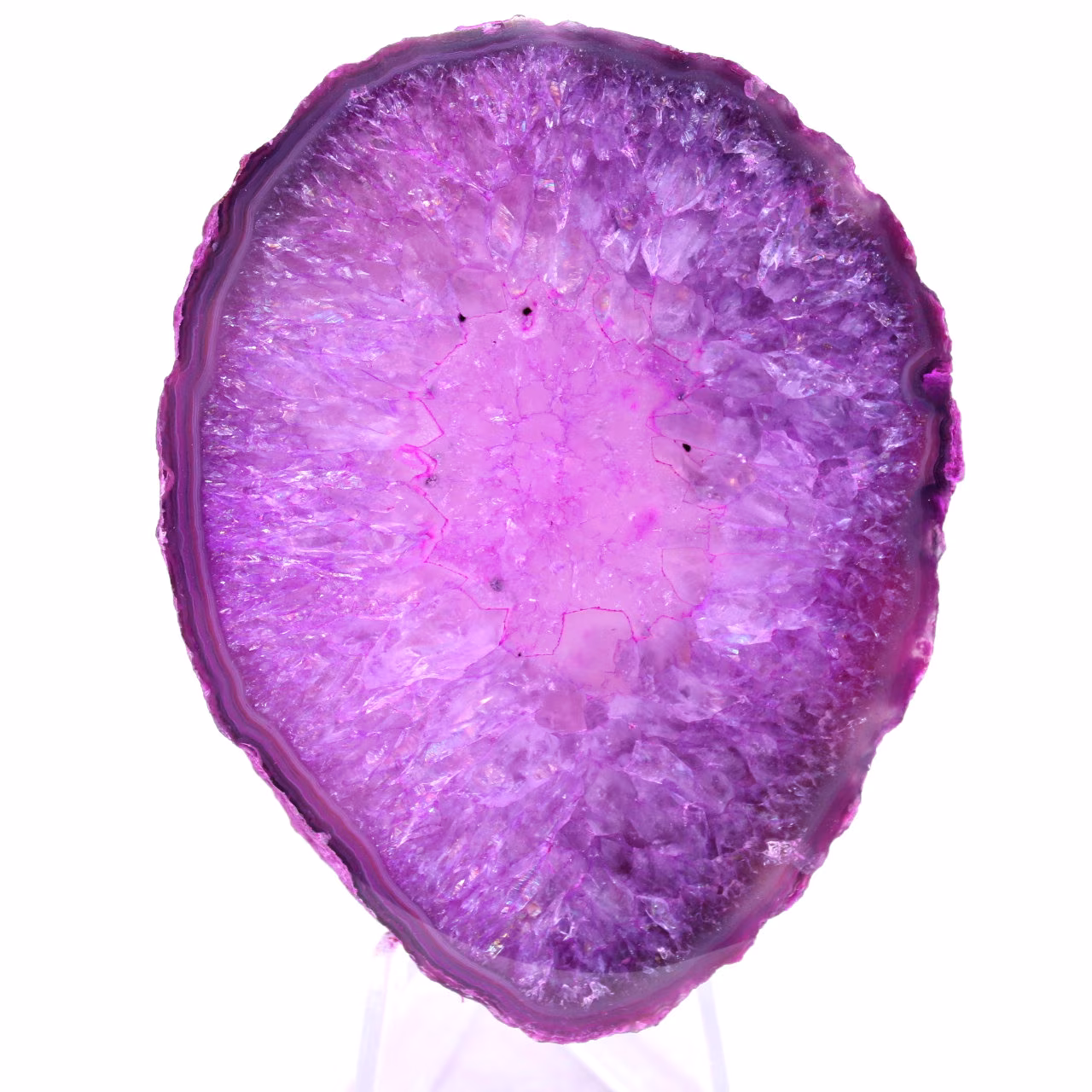 decorative pink agate