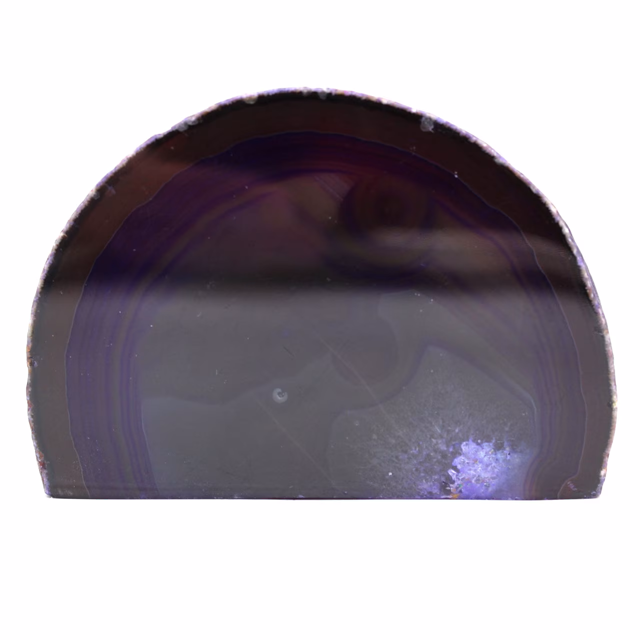 Decorative purple agate