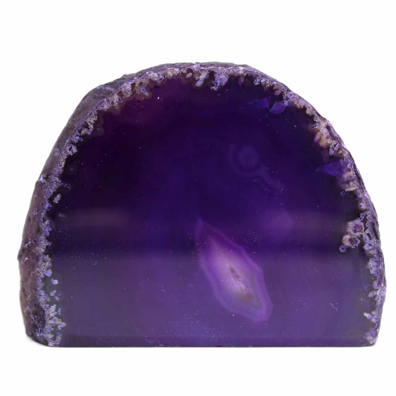 Violet agate from Brazil