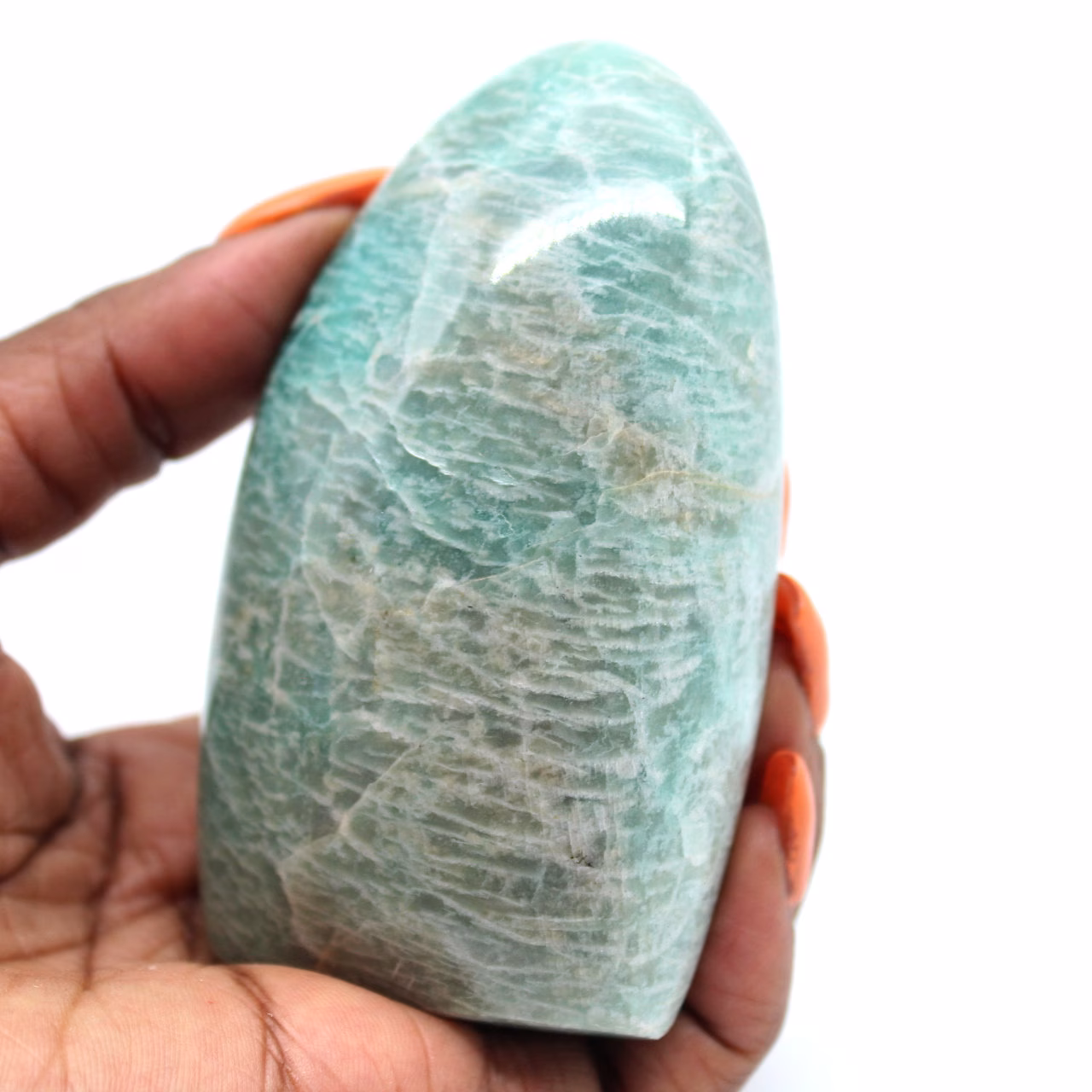 polished amazonite rock