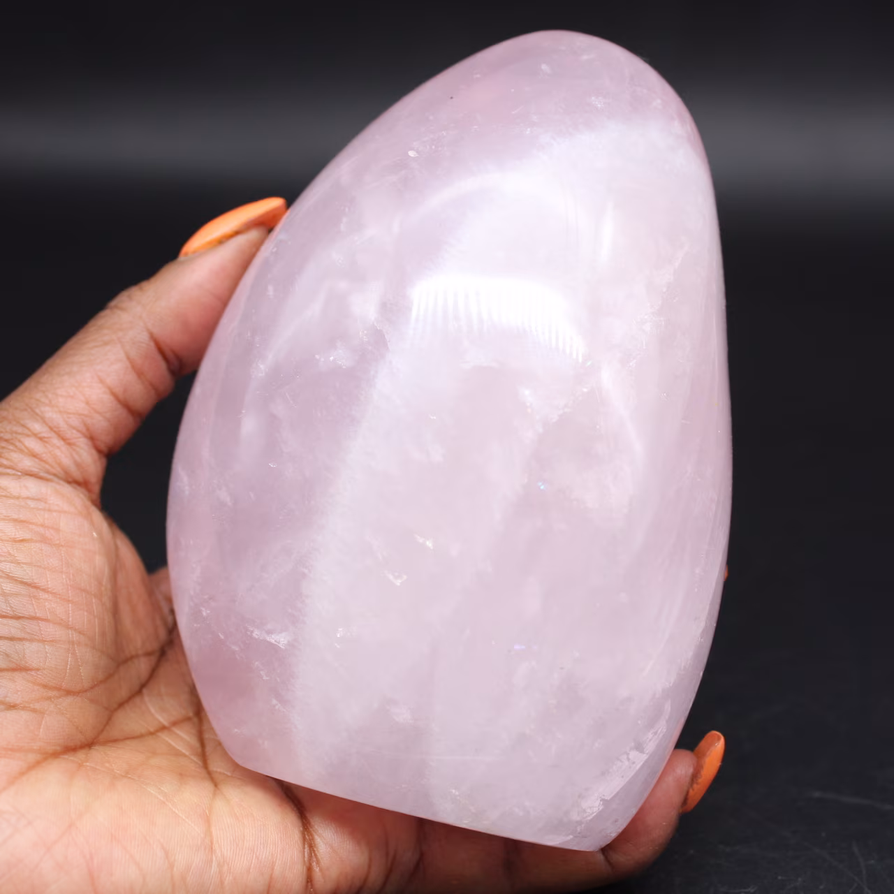 Polished Natural Rose Quartz