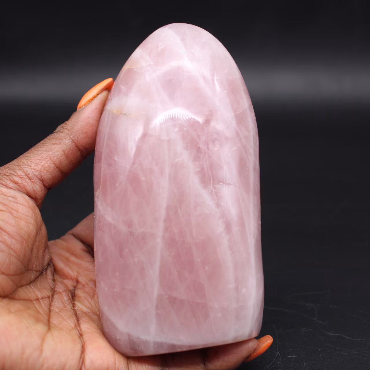Polished Rose Quartz