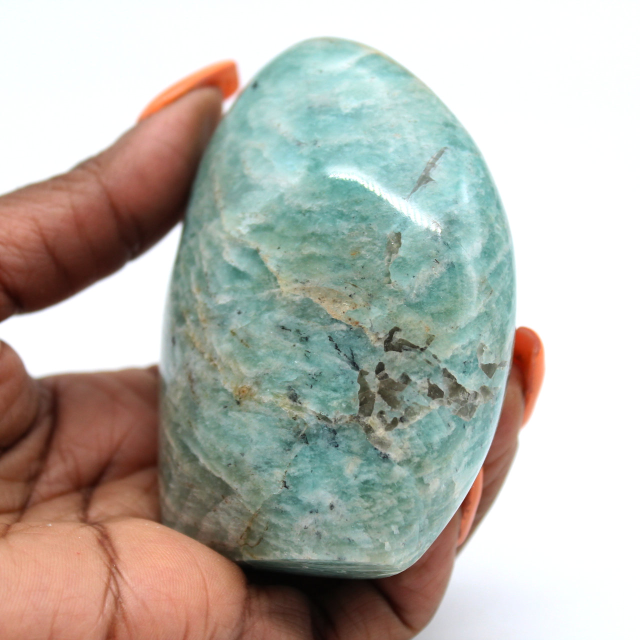 Amazonite From Madagascar Madagascar 250gr 80mm 21 Ref