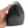 Polished Natural Black Tourmaline Block - 0