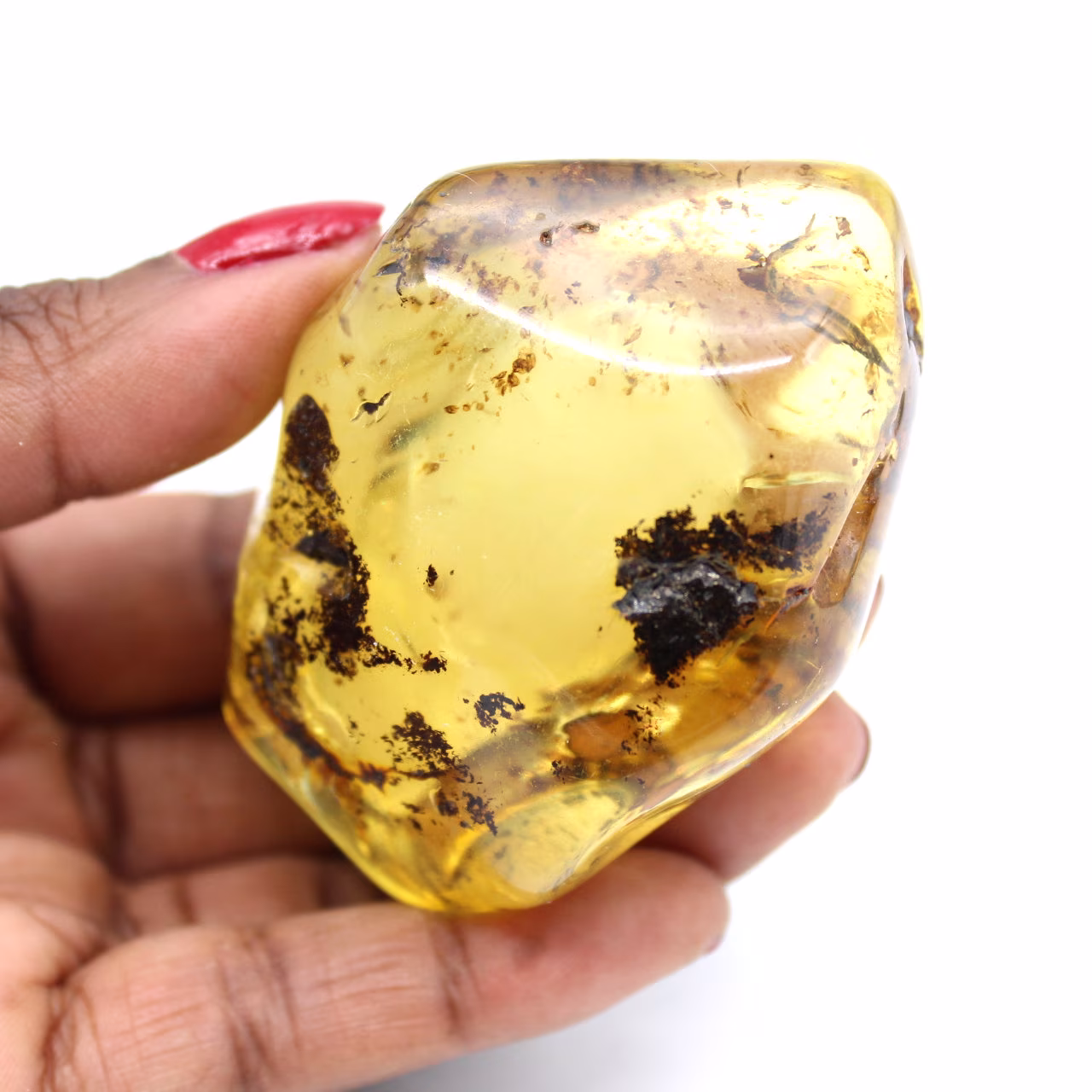 Amber pebble