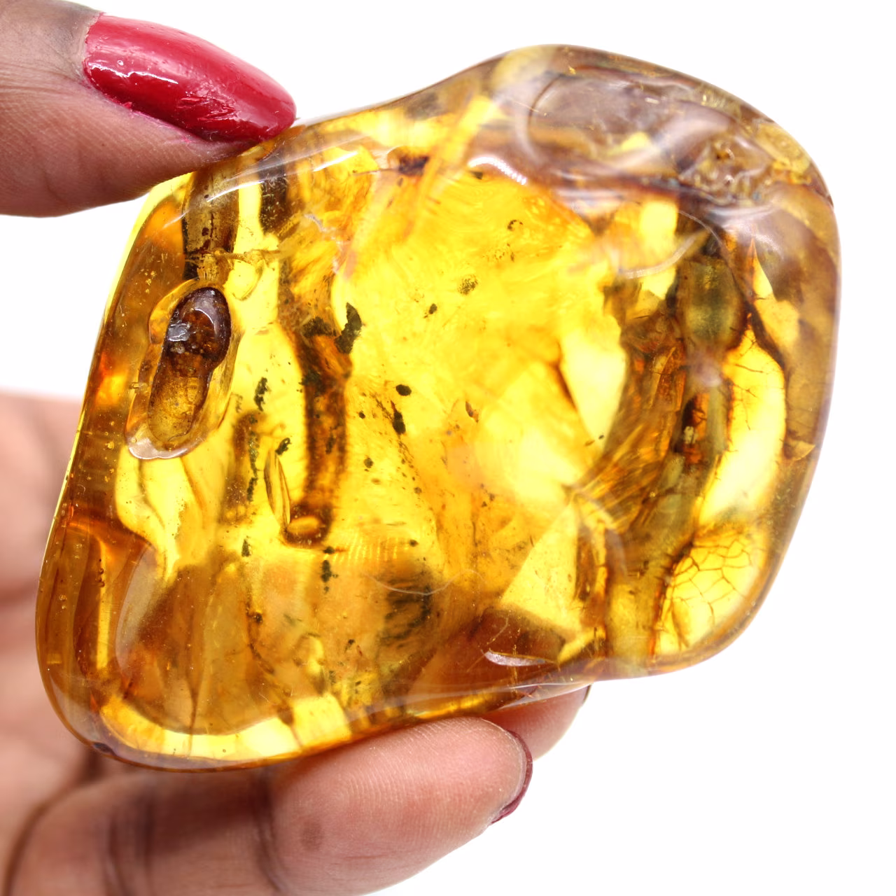 Natural amber from russia