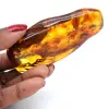 Amber stone pebble - 0