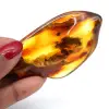 Natural amber pebble - 0